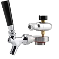 DGTRHTED Grifo de Cerveza - Juego de dispensador de Grifo de Acero Inoxidable para Grifo de Lanza de Cerveza para 2L - 3…